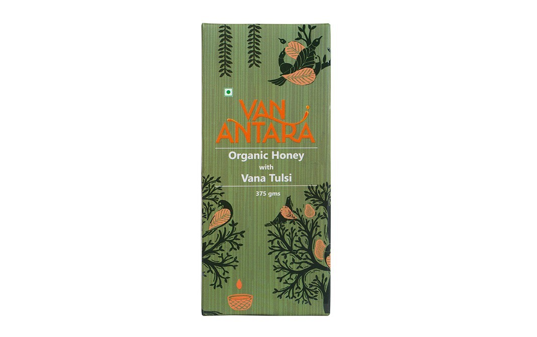 Vanantara Organic Honey with Vana Tulsi   Box  375 grams